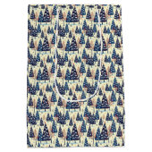 Elegant Trees Mittlere Geschenktüte (Rückseite)