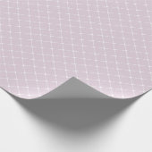 Elegant Trellis Pattern | Lavendel Geschenkpapier (Ecke)