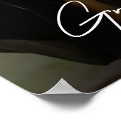 Elegant Trendy 2023 Abschluss Foto Keepake Poster (Ecke)