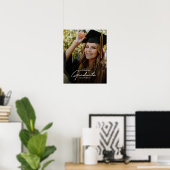 Elegant Trendy 2023 Abschluss Foto Keepake Poster (Heimbüro)