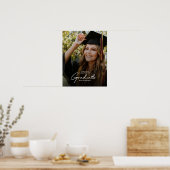 Elegant Trendy 2023 Abschluss Foto Keepake Poster (Küche)