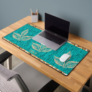 Elegant Trendy Aquamarin Schreibtischunterlage