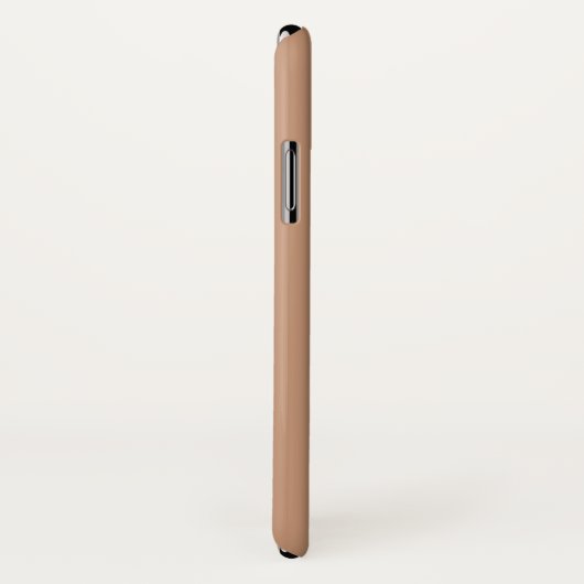 Elegant Trendy Brown individualisieren Case-Mate iPhone Hülle (Hinten/Rechts)