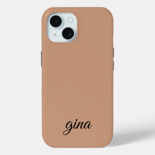 Elegant Trendy Brown individualisieren Case-Mate iPhone Hülle