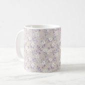 Elegant Trendy Chic Rustic Floral Pastel Kaffeetasse (Vorderseite Links)