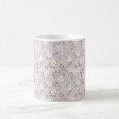 Elegant Trendy Chic Rustic Floral Pastel Kaffeetasse (Mittel)
