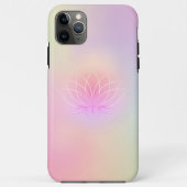 Elegant Trendy Cool Lotus Holographic Case-Mate iPhone Hülle (Rückseite)