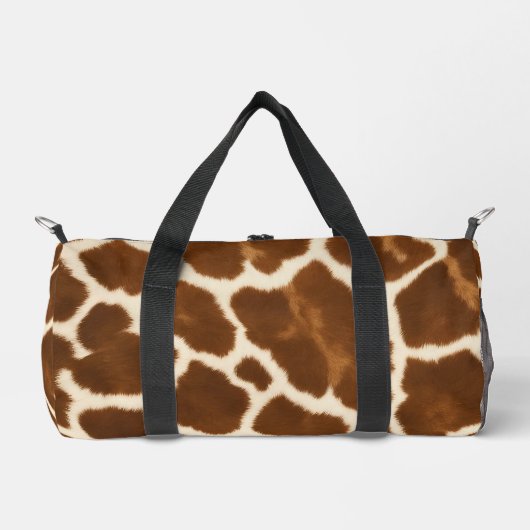 Elegant Trendy Cow Faux Leather Collection Duffle Bag (Vorderseite)