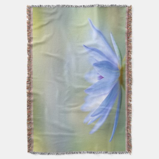 Elegant Trendy Girly, Blue Lotus Decke (Vorderseite Vertikal)