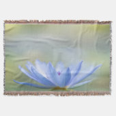 Elegant Trendy Girly, Blue Lotus Decke (Vorderseite)