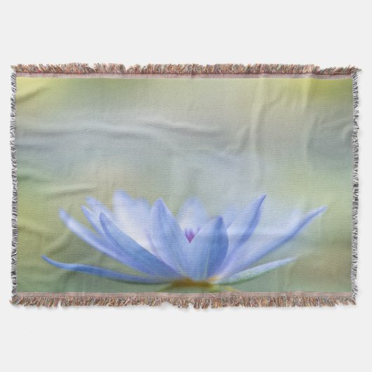 Elegant Trendy Girly, Blue Lotus Decke (Vorderseite)