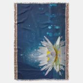 Elegant Trendy Girly, White Lotus Decke (Vorderseite Vertikal)