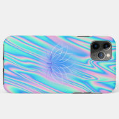 Elegant Trendy Lotus Holographic Case-Mate iPhone Hülle (Rückseite (Horizontal))