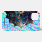Elegant Trendy Mandala Holographic Case-Mate iPhone Hülle (Rückseite (Horizontal))