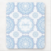 Elegant Trendy Mandala Moderner Chic Mousepad (Vorne)