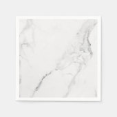 Elegant Trendy Marble Stilvoll und modern Serviette (Vorderseite)