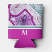 Elegant Trendy Modern Initial Monogram Dosenkühler (Vorderseite)