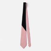 Elegant Trendy Pink Black Chic Krawatte (Vorderseite)