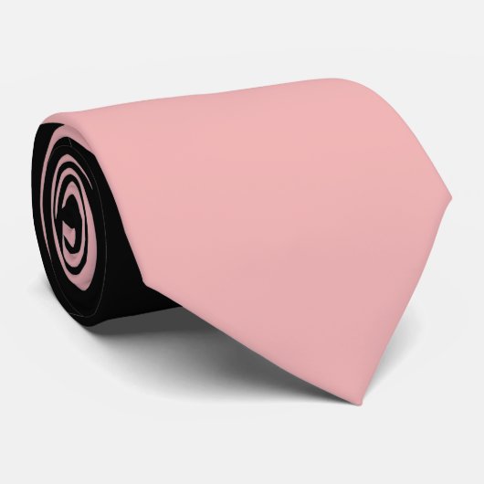 Elegant Trendy Pink Black Chic Krawatte (Gerollt)