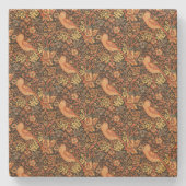 Elegant Trendy William Morris Paper Napkin Steinuntersetzer (Vorderseite)