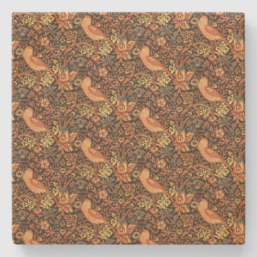 Elegant Trendy William Morris Paper Napkin Steinuntersetzer (Vorderseite)