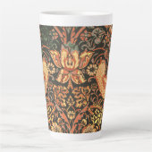 Elegant Trendy William Morris Two Tone Milchtasse (Vorderseite)