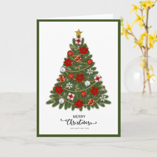 Elegant trendy zeitgenössisch geklappt karte (Gelbe Blume)