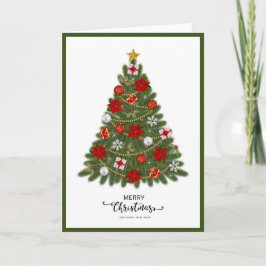 Elegant trendy zeitgenössisch geklappt karte