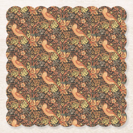 Elegant TrendyWilliam Morris Paper Napkin Untersetzer (Vorderseite)