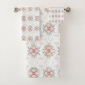 Elegant Tribal Floral Badhandtuch Set (Insitu)