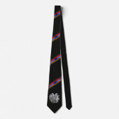 Elegant Tricolor Neck Tie Krawatte (Vorderseite)