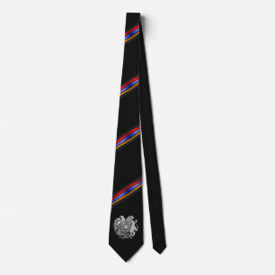 Elegant Tricolor Neck Tie Krawatte