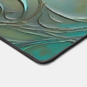 Elegant trifft industrielle Patina Imitate Metall Schreibtischunterlage (Ecke)