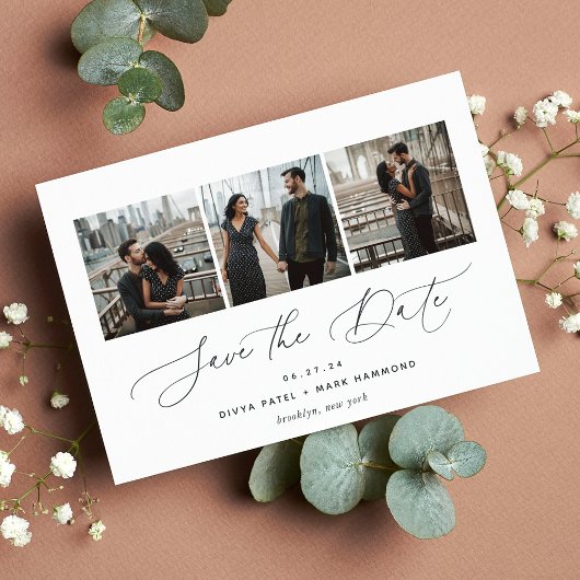 Elegant Trio | Multi-Foto Save The Date