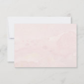 Elegant Tropical Boho Floral Earthy Verblassene Ve Einladung (Rückseite)