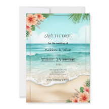 Elegant Tropical Coastal Hawaiian Beach Wedding