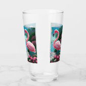 Elegant Tropical Flamingo-70852 Glas (Links)