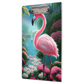 Elegant Tropical Flamingo-70852 Klemmbrett (Links)
