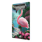 Elegant Tropical Flamingo-70852 Mini Klemmbrett (Gewinkelt2)
