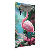 Elegant Tropical Flamingo-70852 Mini Klemmbrett (Schrägansicht)