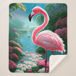 Elegant Tropical Flamingo-70852 Sherpadecke