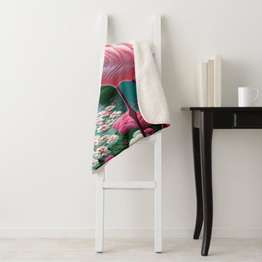 Elegant Tropical Flamingo-70852 Sherpadecke (Beispiel)