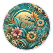 Elegant Tropical Keramikknauf (Vorderseite)