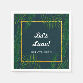 Elegant Tropical Luau Napkins Serviette