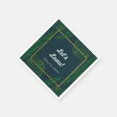 Elegant Tropical Luau Napkins Serviette (Ecke)