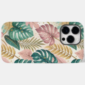 Elegant Tropical Monsteras Boho Case-Mate iPhone Hülle (Rückseite (Horizontal))