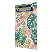Elegant Tropical Monsteras Boho Mini Klemmbrett (Gewinkelt2)