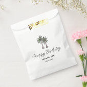 Elegant Tropical Palm Trees 30th Birthday Party Geschenktütchen (Versiegelt)