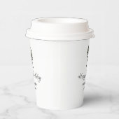 Elegant Tropical Palm Trees 30th Birthday Party Pappbecher (Rechts)