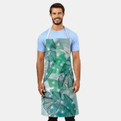 Elegant Tropical Schürze (Getragen)